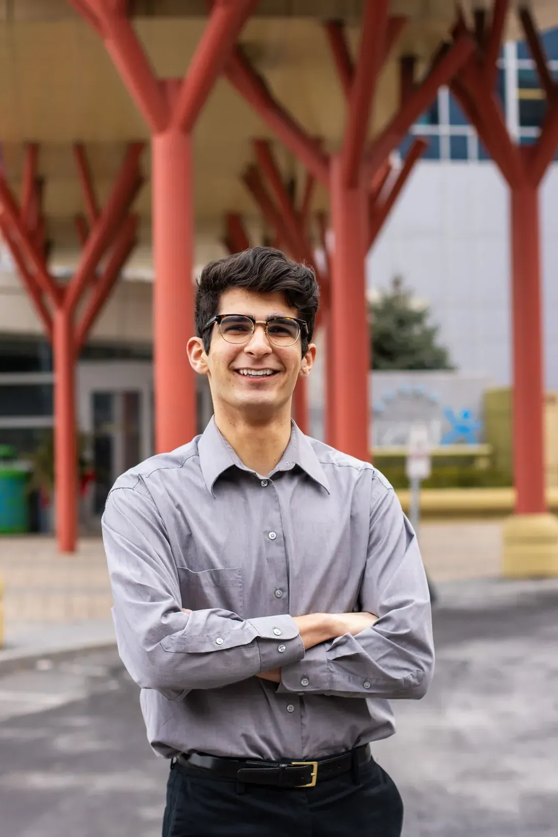 Nathan Torabi smiling.